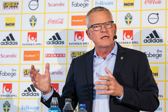 Head coach Janne Andersson of the Swedish national football