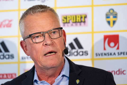 Head coach Janne Andersson of the Swedish national football