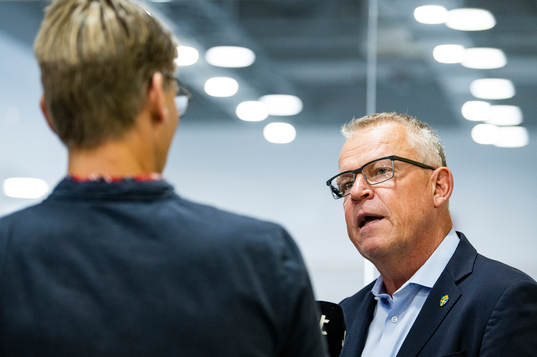 Head coach Janne Andersson of the Swedish national football