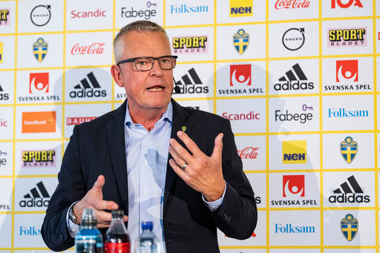 Head coach Janne Andersson of the Swedish national football