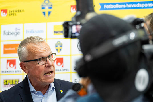 Head coach Janne Andersson of the Swedish national football