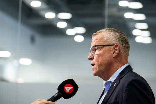 Head coach Janne Andersson of the Swedish national football