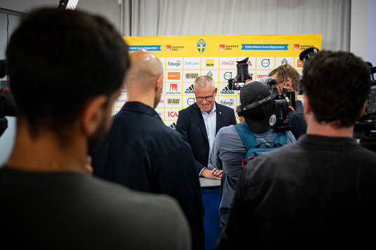 Head coach Janne Andersson of the Swedish national football