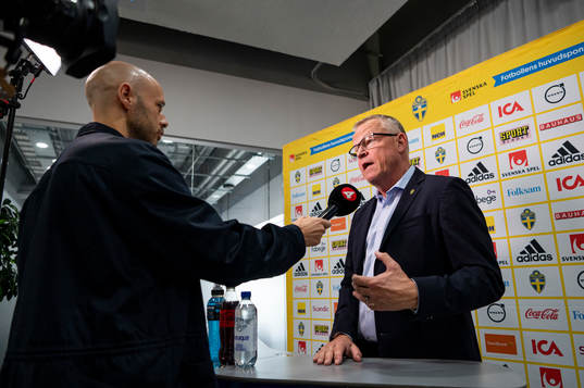 Head coach Janne Andersson of the Swedish national football