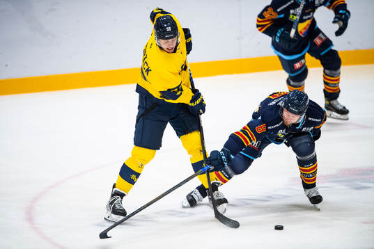 s Måns Lindbäck och Djurgårdens Linus Arnesson