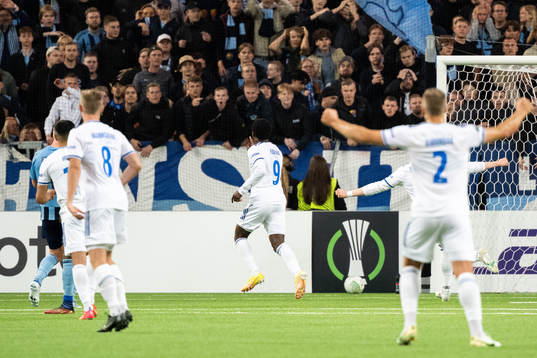 David Fofana of Molde celebrates