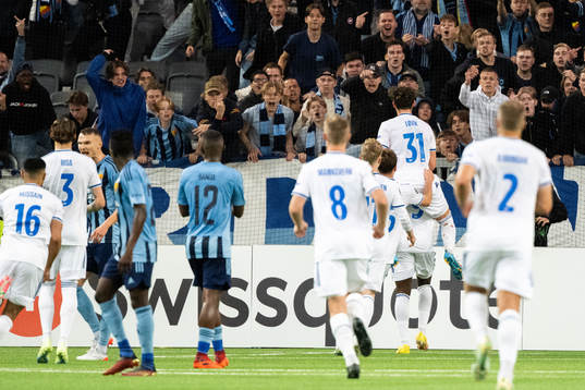 David Fofana of Molde celebrates