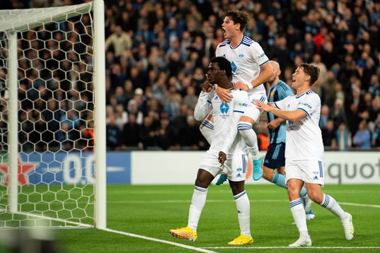David Fofana of Molde celebrates