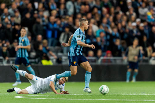 Kristian Eriksen of Molde and Elias Andersson of