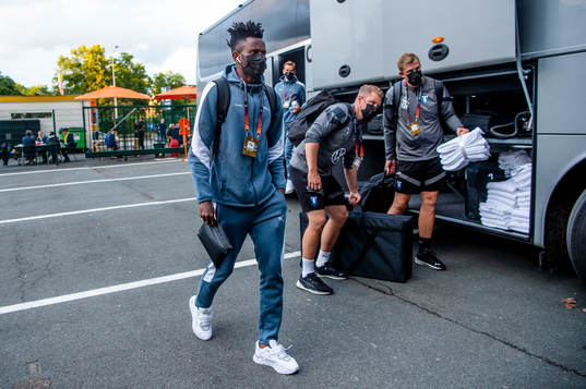 Emmanuel Lomotey of Malmö FF arrives