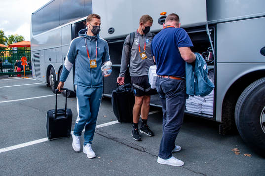 Felix Beijmo of Malmö FF arrives