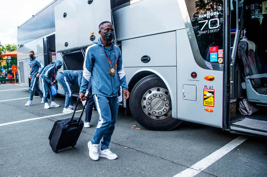 Mohamed Buya Turay of Malmö FF arrives