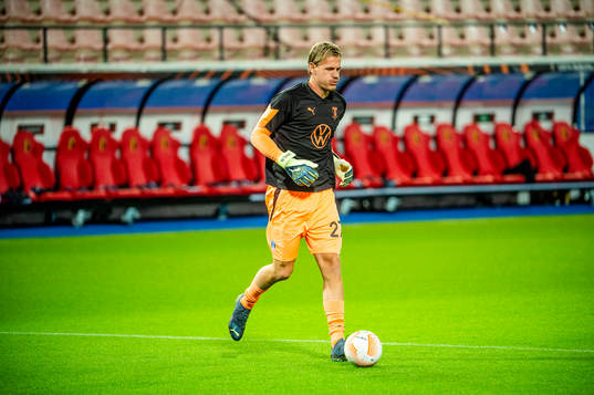 Goalkeeper Johan Dahlin of Malmö FF