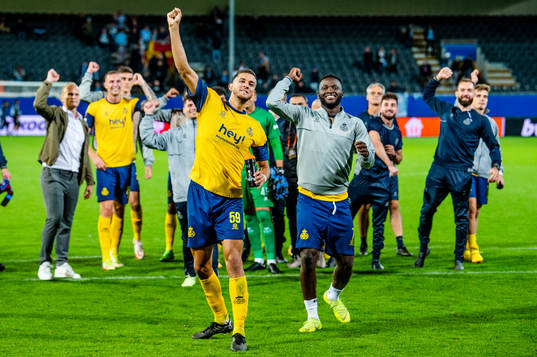 Ismaël Kandouss and Victor Boniface of Royale Union