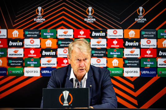 Head coach Åge Hareide of Malmö FF