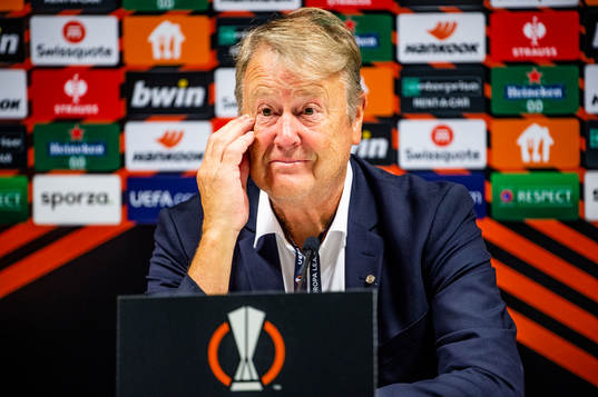 Head coach Åge Hareide of Malmö FF