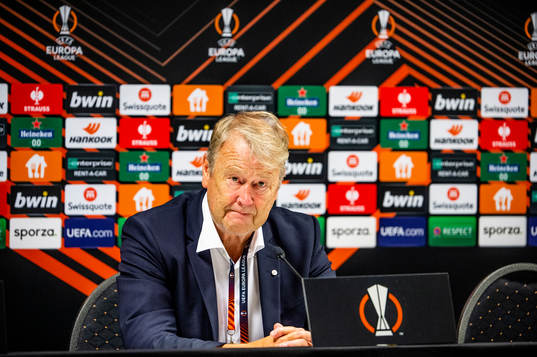 Head coach Åge Hareide of Malmö FF