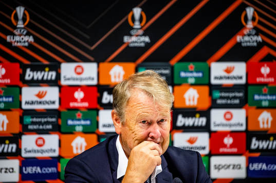 Head coach Åge Hareide of Malmö FF