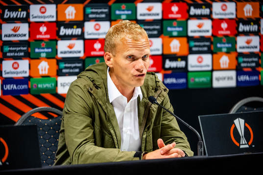Head coach Karel Geraerts of Royale Union Saint-Gilloise