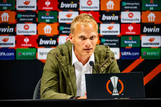 Head coach Karel Geraerts of Royale Union Saint-Gilloise