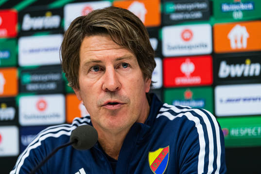 Head coach Thomas Lagerlöf