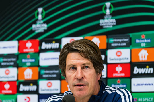Head coach Thomas Lagerlöf