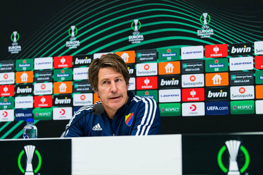 Head coach Thomas Lagerlöf