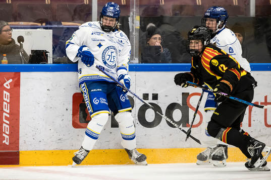 Leksands Tuva Kandell  och Brynäs Hanna Thuvik