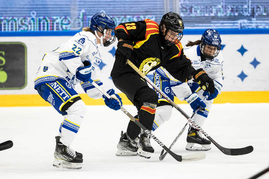 Leksands Agnez Svensson och Brynäs Moa Wernblom