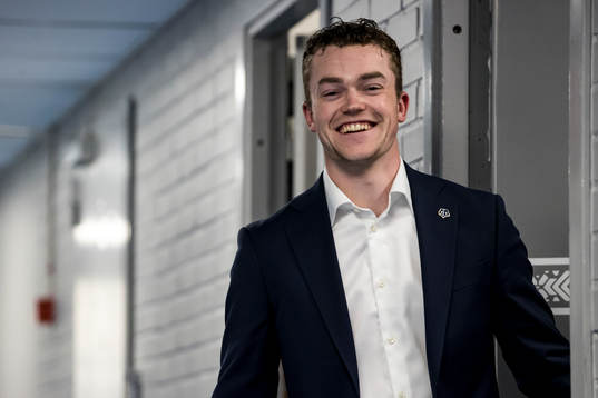 Leksands målvaktstränare Filip Myrskog
