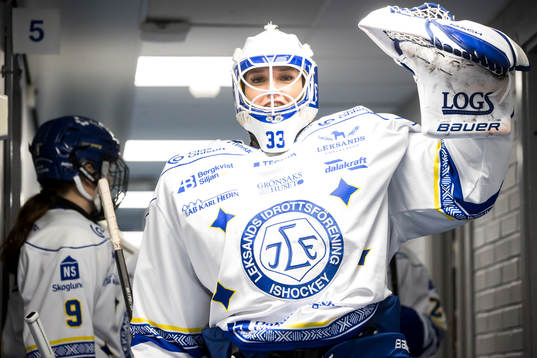 Leksands målvakt Amanda Johansson