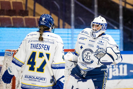 Leksands målvakt Amanda Johansson