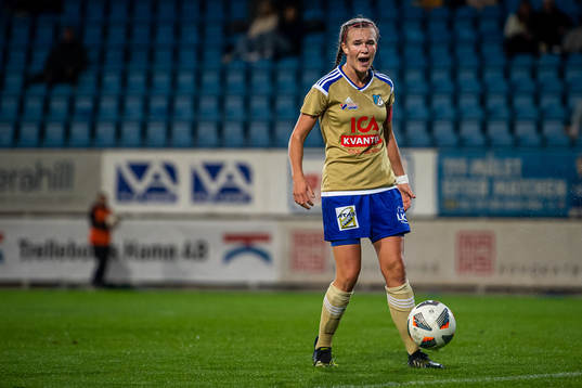Södra Sandbys Erica Persson Welin deppar