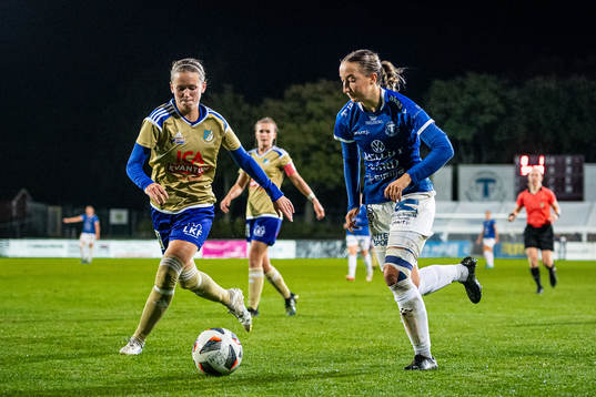 Södra Sandbys Sanna Jeppsson och Trelleborgs Tilde Olsson