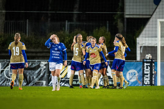 Södra Sandbys Agnes Eklöf jublar