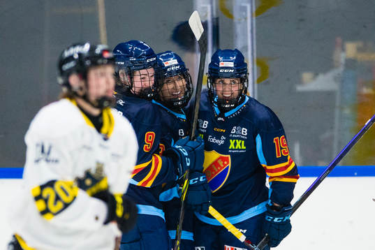 Djurgårdens Fanny Rask jublar