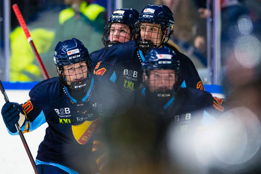 Djurgårdens Alexis Mauermann jublar