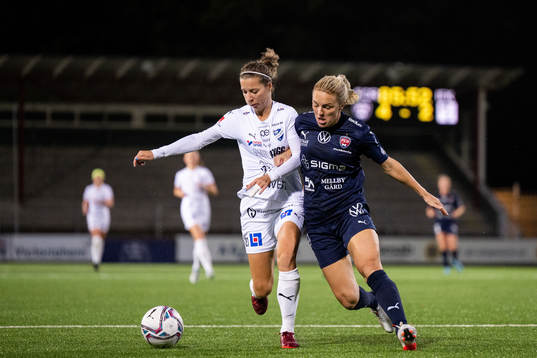 Kalmars Patricia Fischerova och FC Rosengårds Mimmi Larsson