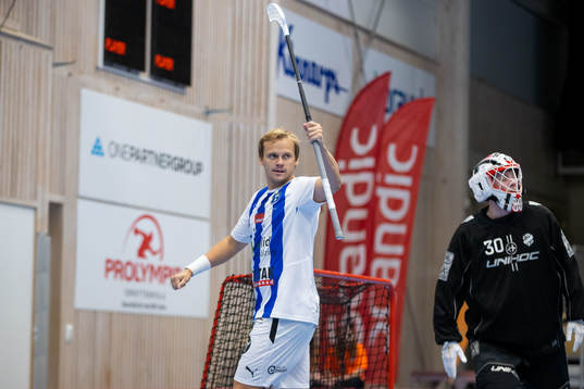 Helsingborgs Linus Nordgren jublar