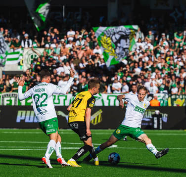 Hammarbys Joel Nilsson och Gustav Ludwigson