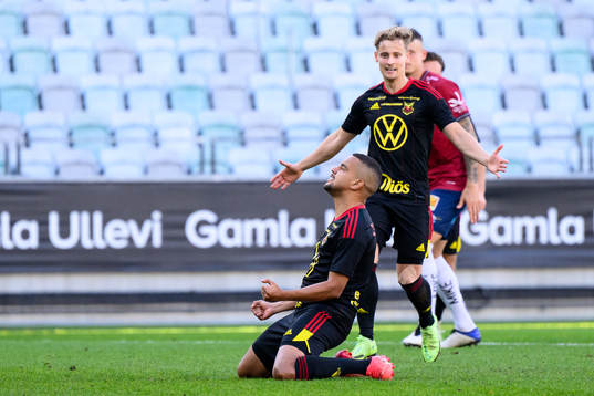 Östersunds Erick Brendon Pinheiro da Silva jublar