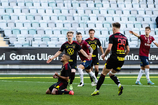 Östersunds Erick Brendon Pinheiro da Silva jublar