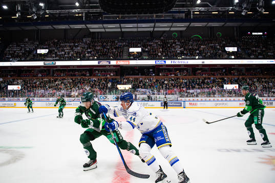 Färjestads Marcus Westfält och Leksands Carter Ashton
