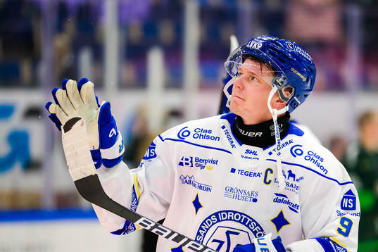 Leksands Patrik Zackrisson deppar och tackar publiken