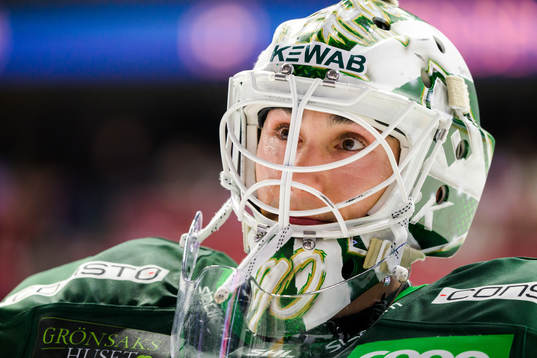 Färjestads målvakt Matthew Tomkins