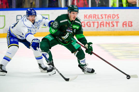 Leksands Olle Alsing och Färjestads Joakim Nygård