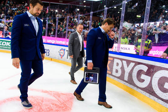 Leksands tränare Björn Hellkvist deppar