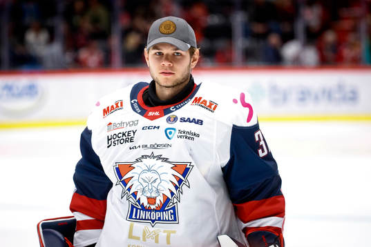Linköpings målvakt Jesper Myrenberg