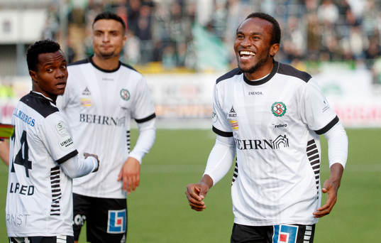 Örebros Christian Moses gör 4-2 och jublar
