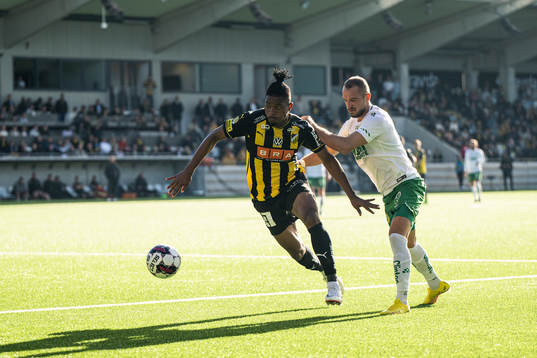 Häckens Franklin Degaulle Tebo Uchenna och Hammarbys Veton